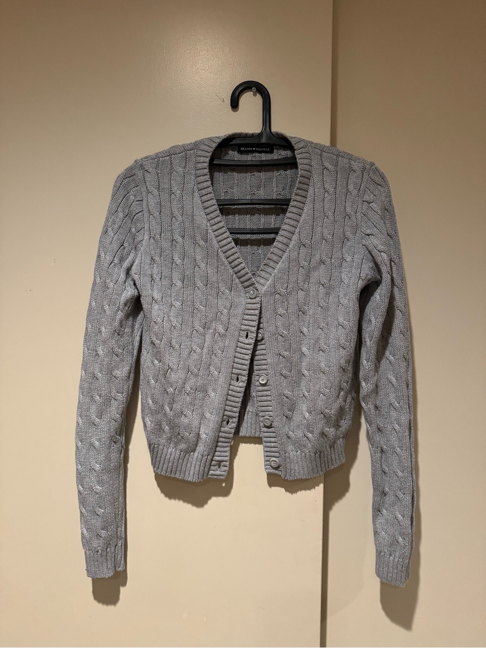Brandy Melville Grey Cardigan Sweater